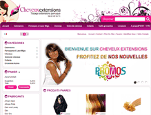 Tablet Screenshot of cheveux-extensions.fr